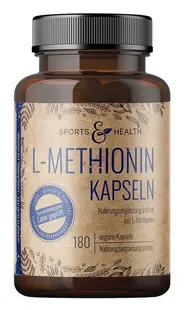 L-Metionina, 500 mg, 180 capsule, Sports & Health Solutions