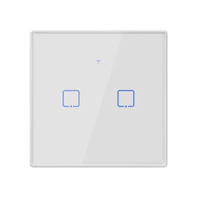Intrerupator Dublu Wi-Fi Smart Tx2-195016 Alb, Tip Eu