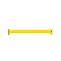 Traversa orizontala galbenă pentru raft profesional 200kg/nivel L1070*0,6 mm grosime