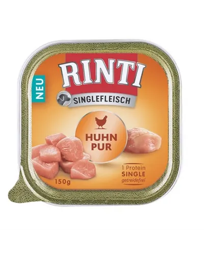 RINTI Singlefleisch Chicken cu pui 10x150g pentru caini