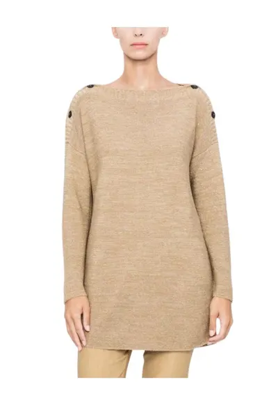 Pulover dama clasic - auriu - viscoza