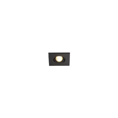 Spot incastrat, NEW TRIA 45 Ceiling lights, black Power LED, 3000K, square, matt black, 30°, incl. driver, clip springs