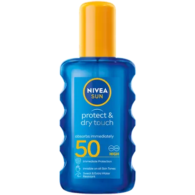 Spray pentru protectie solara SPF50 Dry Touch Invisible, 200ml, Nivea