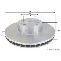 Disc frana COMLINE ADC1735V