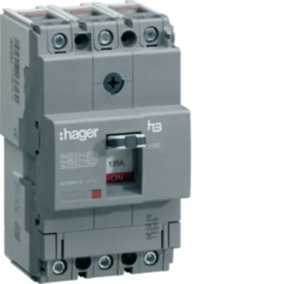 Disjunctor general x160 3P 25kA 100A, termic reglabil