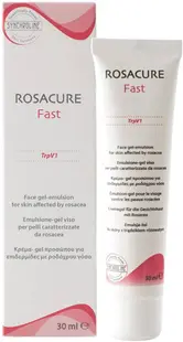 Synchroline Rosacure Emulsie gel pentru față cu rozacee Fast, 30 ml