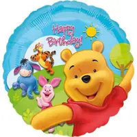 Balon folie winnie happy birthday 45 cm Amscan AM15749 01