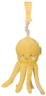 Jucărie zornăitoare din pluș Saro Baby - Ocean Life, 26 cm, Мustard