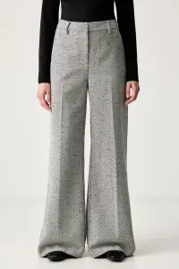 MUNTHE pantaloni pentru femei cu amestec de lână EILEEN