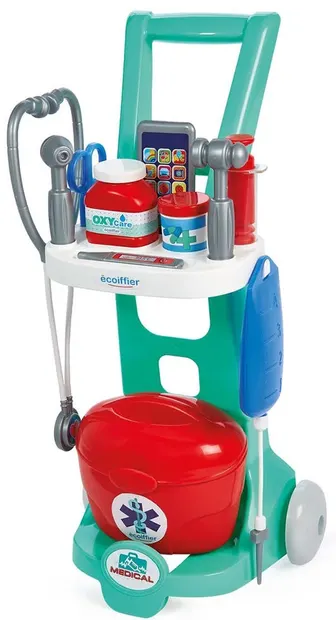Joaca de copii Ecoiffier - Cărucior medical