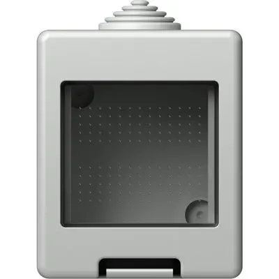 Modul doza montaj PT Cubo IP55 gri 2M, TEM Modul TEM-AQ20GY-U