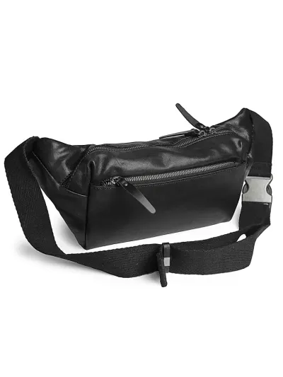 Geanta pentru barbati, 8801, piele naturala, Neagra