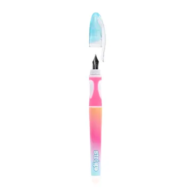 Stilou cu stergere Strigo Gradient + 2 rezerve + dispozitiv curatare