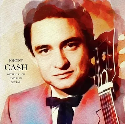With His Hot And Blue Guitar - Blue Marbled Vinyl