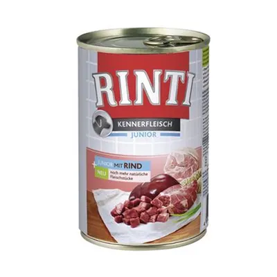 Hrana umeda pentru caini Rinti Junior cu vita 400 g