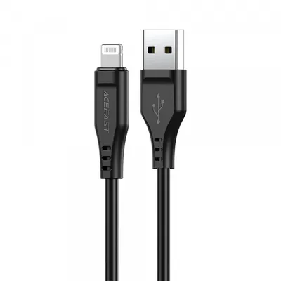 Cablu Date si Incarcare USB-A - Lightning Acefast C3-02, 18W, 1.2m, Negru