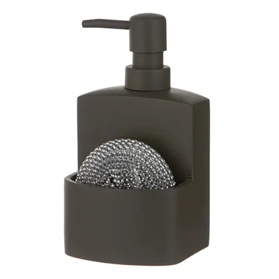 Dozator de săpun lichid gri închis din polirășină 250 ml Essentials – Ladelle