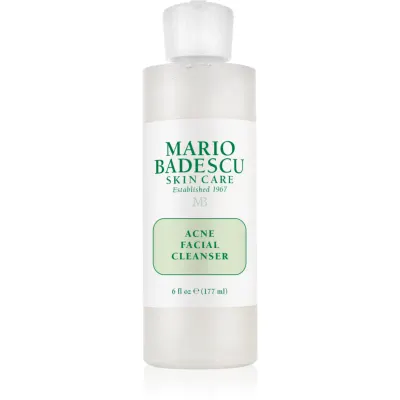 Mario Badescu Acne Facial Cleanser gel de curățare pentru tenul gras, predispus la acnee 177 ml
