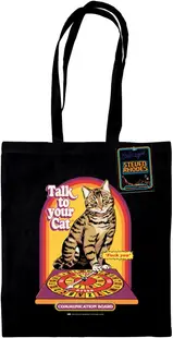 Geantă de cumpărături Pyramid Art: Steven Rhodes - Talk to your Cat