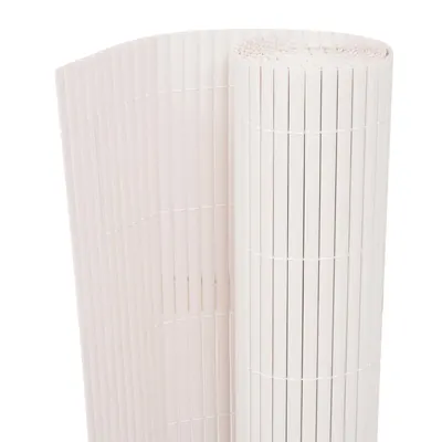 Gossi gard pentru gradina, cu doua fete, 90 x 300 cm, alb