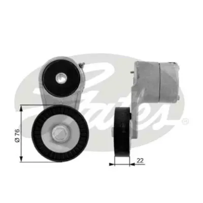 rola intinzator, curea transmisie GATES T38212