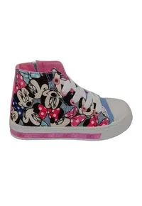 Tenisi high-top cu LED-uri Minnie Mouse - Negru/Roz/Albastru