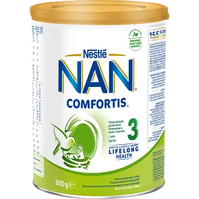 Lapte praf NAN Confortis 3 de la 1 an | 800 g