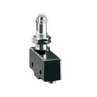 Plastic Micro Switch, K Series, Top Roller Push Plunger. M12 Fixing Head, 90° Roller, Contacts 1no/nc. Solder Terminal