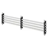 Pair of Busbar-Holder - For Shaped Busbar in Aluminium - 630a - For Structures D=400 - Structures L=600 - For Qdx 630h
