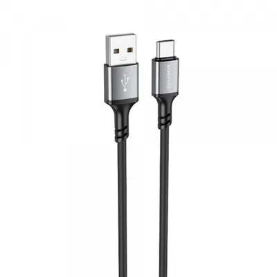 Cablu Date si Incarcare USB-A - USB-C Borofone BX83, 18W, 1m, Negru