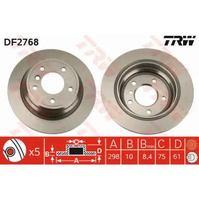 Disc frana TRW DF2768