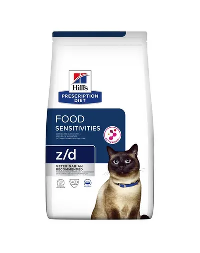 HILL'S Prescription Diet z/d Food Sensitivities Activ Biome 6kg pentru pisici cu sistem digestiv sensibil