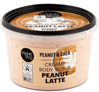 Organic Shop Scrub pentru corp Peanut & Shea, 250 ml