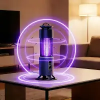 Lampa anti tantari UV cu zapper electric lumina ambientala pentru interior si exterior USB