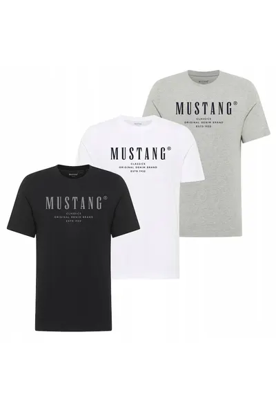 Set 3 Tricou Barbati - Alex - 4XL INTL - Multicolor - Bumbac - Design Clasic Casual - Ideal Pentru Uz Zilnic - Material Premium Confortabil - Croiala Regular Fit - Maneca Scurta