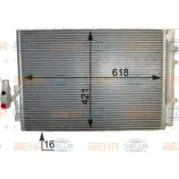 Condensator, climatizare HELLA 8FC 351 343-181