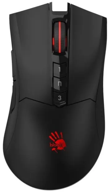 Mouse gaming A4Tech - Bloody R90 Plus Stone Black, optic, wireless, negru