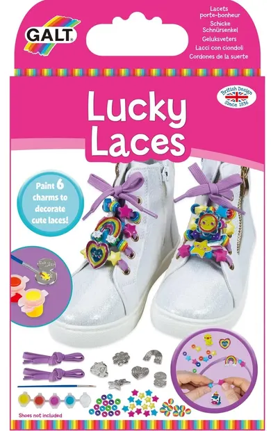 Galt Creative Kit - Șireturi fericite DIY Happy Shoelaces