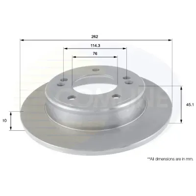 Disc frana COMLINE ADC2415