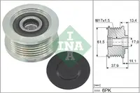 Fulie Alternator Alfa Romeo 145, 146, 156; Fiat Brava, Bravo I, Doblo, Doblo Cargo, Marea, Multipla, Palio, Punto, Strada; Lancia Kappa, Lybra 1.9d 2.4d Dupa 1997