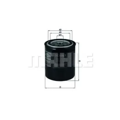 Filtru ulei MAHLE ORIGINAL OC 109/1