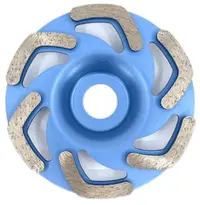 Disc cupa diamantata forma L pentru slefuire Beton/Abrazive 115x22,2mm Standard Profesional - BlueLine - DXDY.BLLC.115