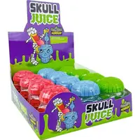 Funny Candy Bomboane lichide cu aromă de fructe Skull Juice, Set 12 bucăți x 90g Engros