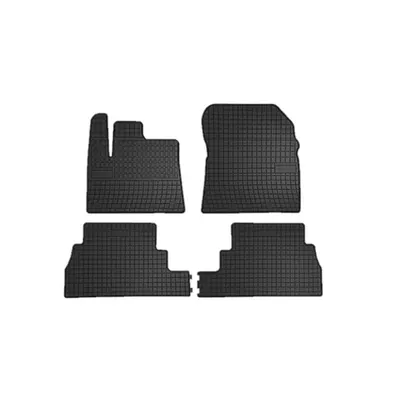 Set covorase auto din cauciuc Peugeot Rifter 2018- prezent, presuri FROGUM, Negru