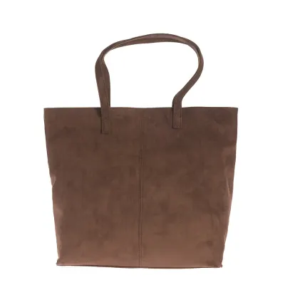 Geanta shopper maro cu doua manere fixe