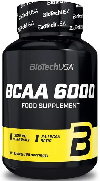 BCAA 6000, 100 tablete, BioTech USA