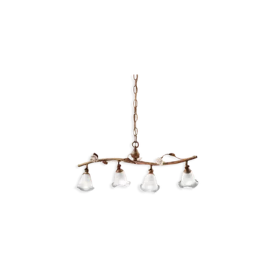 Lustra, lampa suspendata A 4 LUCI CLASSIC SIENA C1187-4