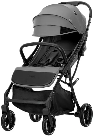 Cărucior de vară pentru bebeluși Lorelli Premium - Minori, cu pliere automată, Grey