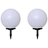 Gossi lampi de exterior pentru alee led 2 buc. 40 cm, cu tarus de sol