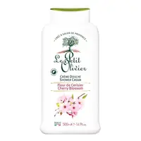 Gel de Dus Crema cu Flori de Cires Le Petit Olivier, 500 ml